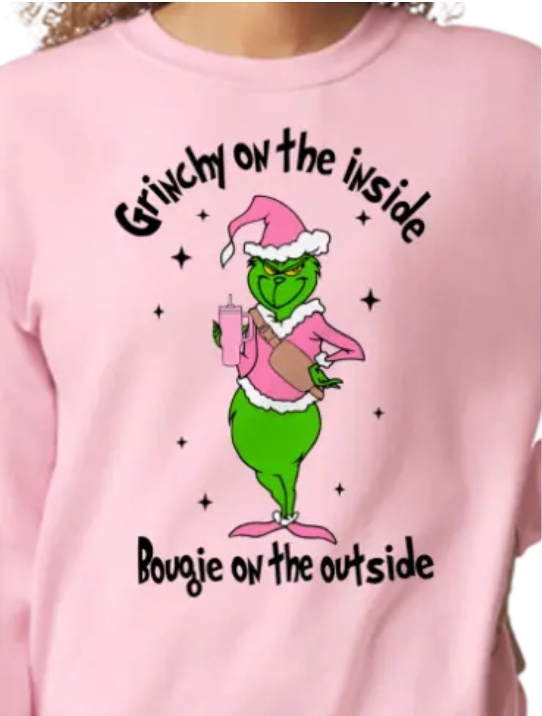 Grinchy on the Inside Christmas Sweatshirt