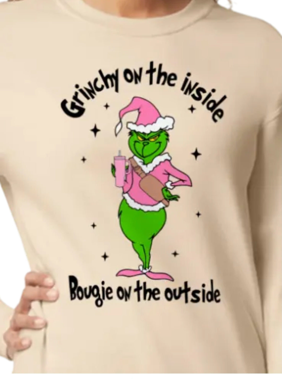 Grinchy on the Inside Christmas Sweatshirt