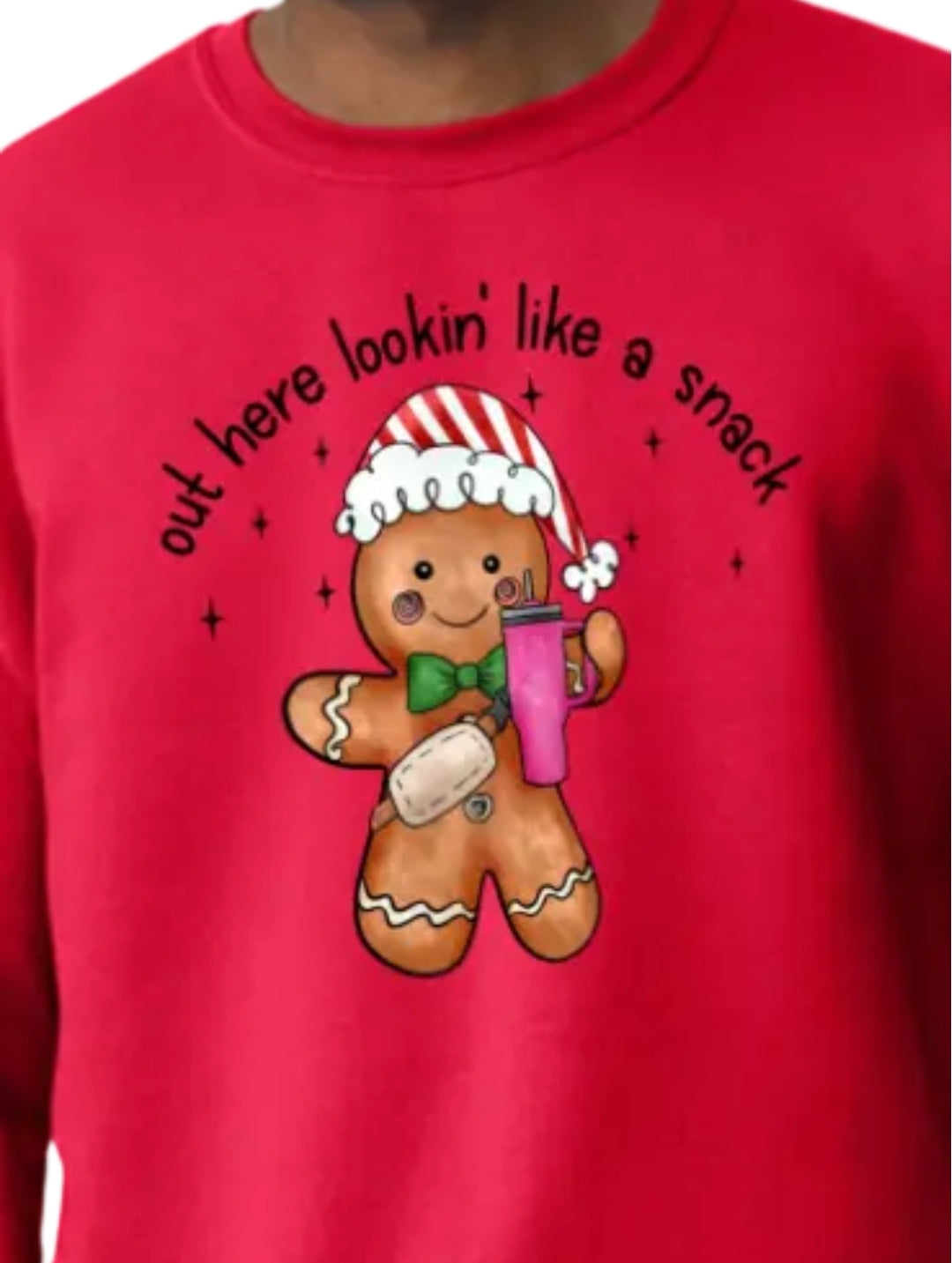 Looking Like A Snack Christmas Sweatshirt