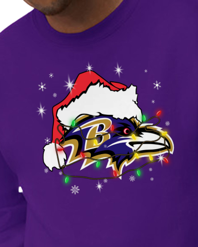 Baltimore Football Christmas Sweatshirt