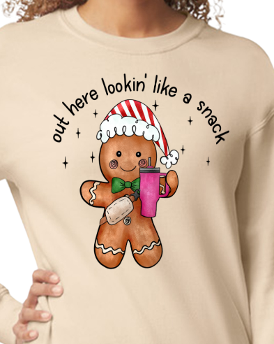 Looking Like A Snack Christmas Sweatshirt